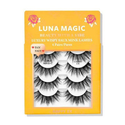 LUNA MAGIC Happy Ex Lashes 4pc - Imperfect Box This is Beauty US