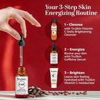 TruSkin Caffeine Facial Serum with Matcha Green Tea and Ginseng 1 fl oz - New This is Beauty US