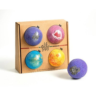 LifeAround2Angels Fruit Bath Bomb Gift Set 4pk - New This is Beauty US