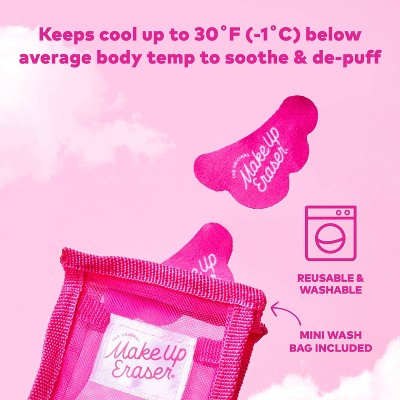 MakeUp Eraser Cooling Clouds Under-Eye Patches With Laundry Bag 1ct - New This is Beauty US