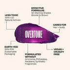 Overtone Royal Plum Daily Conditioner- Semi-Permanent Purple Hair Color  4.5 oz - New This is Beauty US