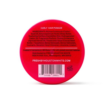 FRESH by Houston White Pomade for Curly Hair 3oz - New This is Beauty US