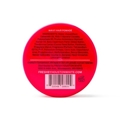 FRESH by Houston White Pomade for Wavy Hair 3oz - New This is Beauty US