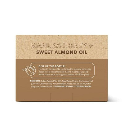 Olivia Care Bar Soap Set - Manuka Honey + Sweet Almond Oil 15oz/3ct - New This is Beauty US