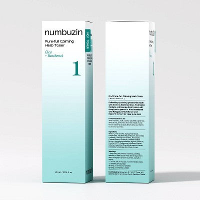 numbuzin No.1 Pure-Full Calming Herb Toner 10.14 fl oz - New This is Beauty US