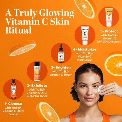 TruSkin Liquid Exfoliant with Vitamin C 4.2 fl oz - New This is Beauty US