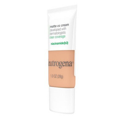 Neutrogena Clear Coverage Flawless Matte Color Correcting Cream, Full-Coverage 4.0 Sand - New This is Beauty US