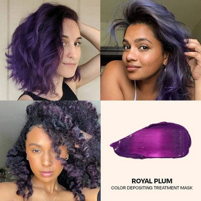 Overtone Royal Plum Daily Conditioner- Semi-Permanent Purple Hair Color  4.5 oz - New This is Beauty US