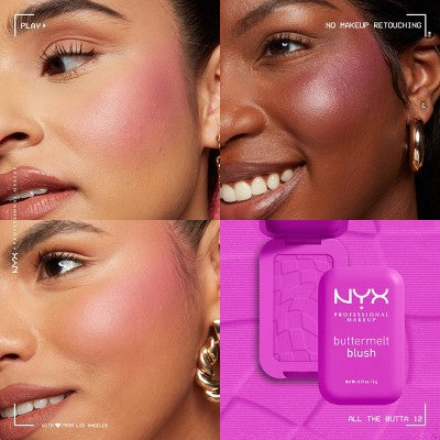 NYX Professional Makeup Buttermelt Blush All The Butta 0.17oz - New This is Beauty US