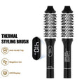 NICEBAY Heated Thermal Brush, Electric Curling Brush & Round Brush Styler with Anti-Scald Nylon Bristles - Imperfect Box This is Beauty US
