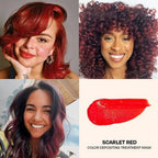 Overtone Scarlet Red Daily Conditioner- Semi-Permanent Ruby Red 4.5 oz - New This is Beauty US