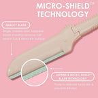 JAPONESQUE Precision Dermaplaner Facial Brush Razors 3ct - New This is Beauty US
