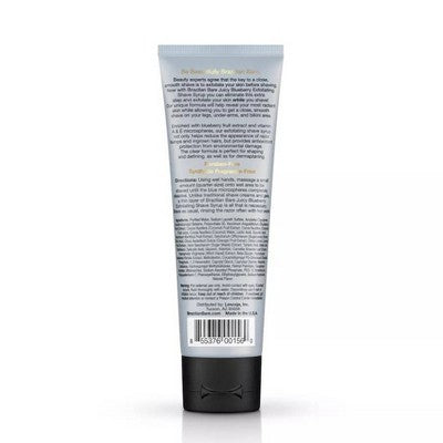 Brazilian Bare Blueberry Exfoliating Shave Syrup 4oz - New This is Beauty US