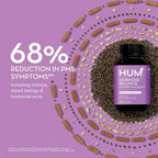 HUM Nutrition Hormone Balance for PMS Relief & Mood Support Vegan Capsules 60ct - New This is Beauty US