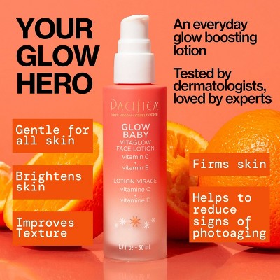 Pacifica Glow Baby Vitaglow Lotion 1.7 fl oz - Missing Box This is Beauty US