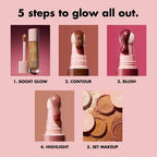 e.l.f. Halo Glow Liquid Filter Highlighter 6.5 Deep 1.06 fl oz - New This is Beauty US