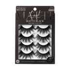 KISS Products Lash Couture Matte Black False Eyelashes Matte Cheviot 8ct - New This is Beauty US