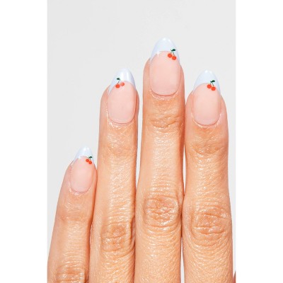 Chillhouse Chill Tips Press-On Fake Nails Cherry Picking 24ct - New This is Beauty US