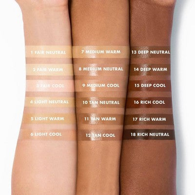 e.l.f. Halo Glow Skin Tint Light Coverage Foundation SPF 50 7 Medium Warm 1 fl oz - Imperfect Box This is Beauty US