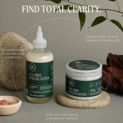 Tea Tree Special Detox Foaming Salt Hair Scrub 6.5oz - New This is Beauty US