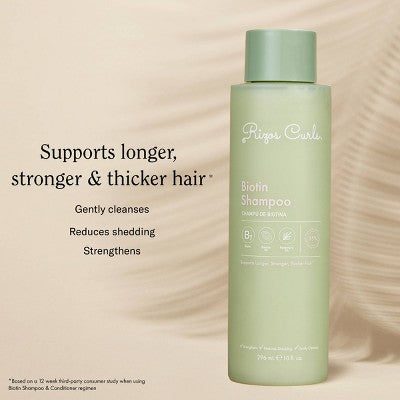 Rizos Curls Biotin Shampoo 10 fl oz - Imperfect Container This is Beauty US