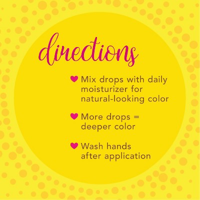 Jergens Natural Glow Instant Sun Drops Tanners 1 fl oz - New This is Beauty US