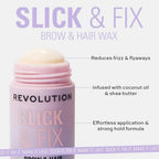 Makeup Revolution Slick & Fix Brow; Hair Stick 0.45oz - New This is Beauty US