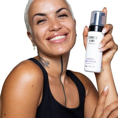 Stories & Ink Repairing Aftercare Foaming Body Cleanser 5.07 fl oz - New This is Beauty US