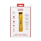 KISS Products Cordless T-Blade Beard & Hair Trimmer - New This is Beauty US