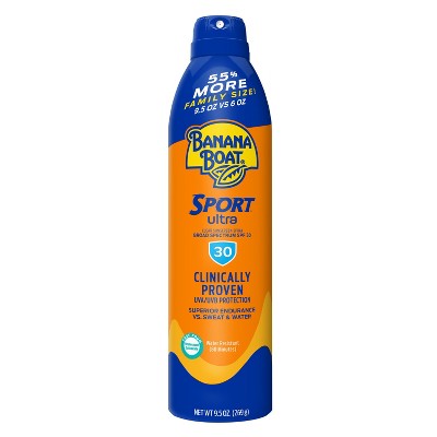 Banana Boat Ultra Sport Clear Sunscreen Spray SPF 30 9.5oz - Imperfect Container This is Beauty US