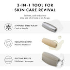 Tweezerman 3-in-1 Skin Revival Roller Kit - New This is Beauty US