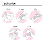 Dashing Diva Glaze Semi-Cured Gel Nail Polish Strips Ballerina Blush 32ct - New This is Beauty US