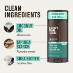 Every Man Jack All Over Solid Deodorant Coastal Surf 2.6oz - Imperfect Container This is Beauty US