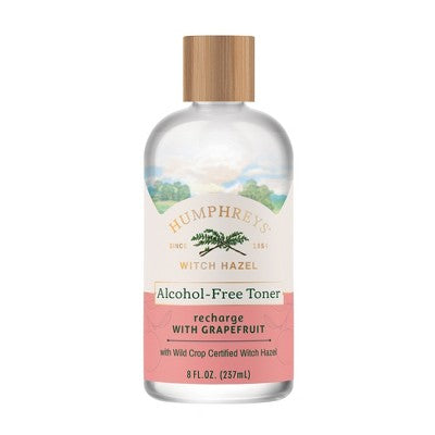 Humphreys Recharge Witch Hazel with Grapefruit Alcohol Free Toner 8 fl oz - New This is Beauty US