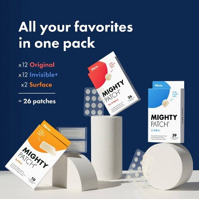 Hero Cosmetics Mighty Patch Variety Acne Pimple Patches 26ct - New This is Beauty US