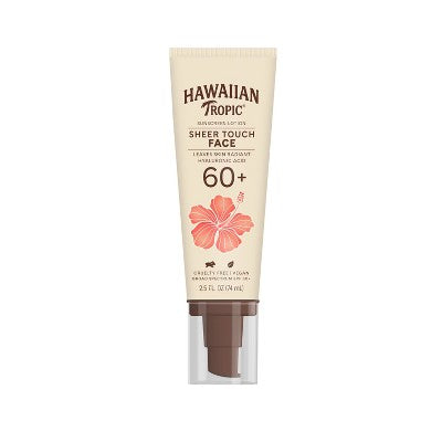 Hawaiian Tropic Sheer Touch Face Lotion Sunscreen SPF 60+ 2.5 fl oz - New This is Beauty US