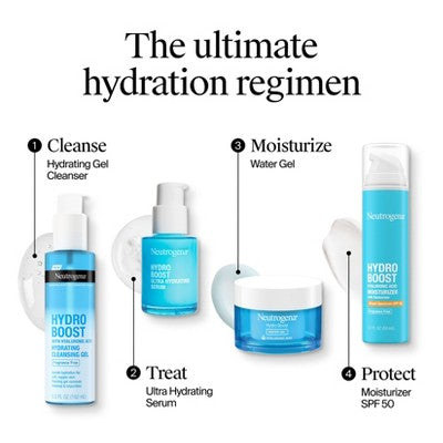 Neutrogena Hydro Boost Water Face Gel for Normal to Oily Skin 1.7oz - Imperfect Box This is Beauty US