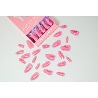 Chillhouse Chill Tips Press-On Fake Nails Unicorn Club 24ct - New This is Beauty US
