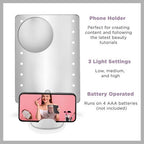 Conair LED Hollywood Lighted Social Media Makeup Mirror White - Imperfect Box This is Beauty US