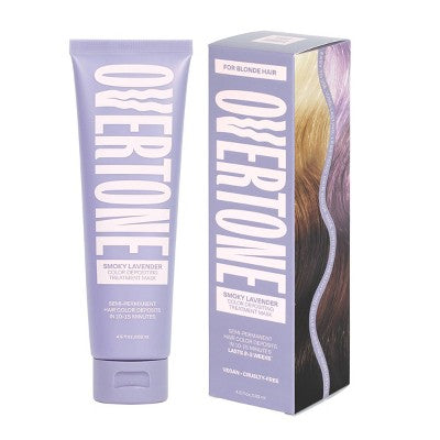 Overtone Smoky Lavender Hair Mask Semi-Permanent Hair Dye & Color Conditioner - New This is Beauty US