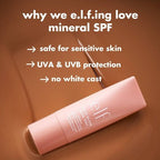 e.l.f. Halo Glow Skin Tint Light Coverage Foundation SPF 50 7 Medium Warm 1 fl oz - Imperfect Box This is Beauty US