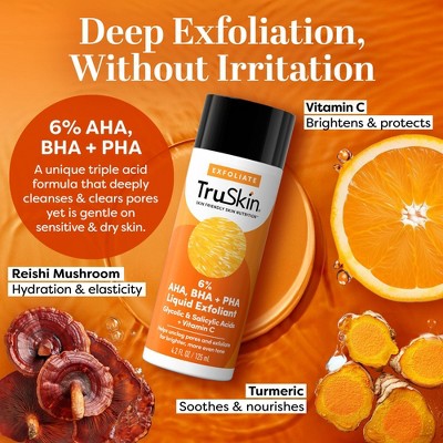 TruSkin Liquid Exfoliant with Vitamin C 4.2 fl oz - New This is Beauty US