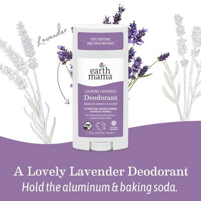 Earth Mama Calming Lavender Deodorant 2.65oz - New This is Beauty US