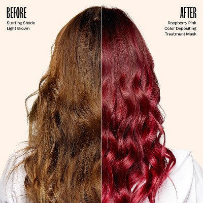 Overtone Raspberry Pink Hair Mask Semi-Permanent Hair Dye & Color Conditioner - New This is Beauty US