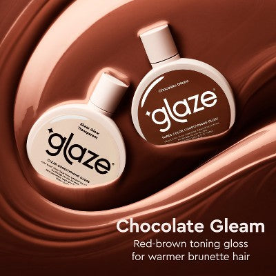 Glaze SuperGloss Color Conditioning Hair Gloss Chocolate Gleam Brown 6.4 fl oz - New This is Beauty US