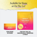 derma e Vitamin C Bright Eyes Hydro Gel Patches 60ct - New This is Beauty US