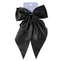 scunci Elite Large Bow Barrette Hair Clip Black - Imperfect Box This is Beauty US