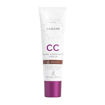 Lumene CC Color Correcting Cream 6 Bronze 1 fl oz - New This is Beauty US