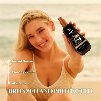 Australian Gold SPF 15 Spray Gel with Bronzer & Soothing Aloe 2ct/16 fl oz - New This is Beauty US
