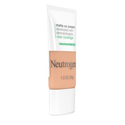 Neutrogena Clear Coverage Flawless Matte Color Correcting Cream, Full-Coverage 4.0 Sand - New This is Beauty US